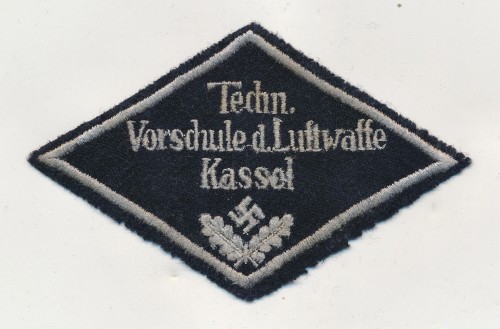 Luftwaffe Technical Vorschule Kassel Insignia