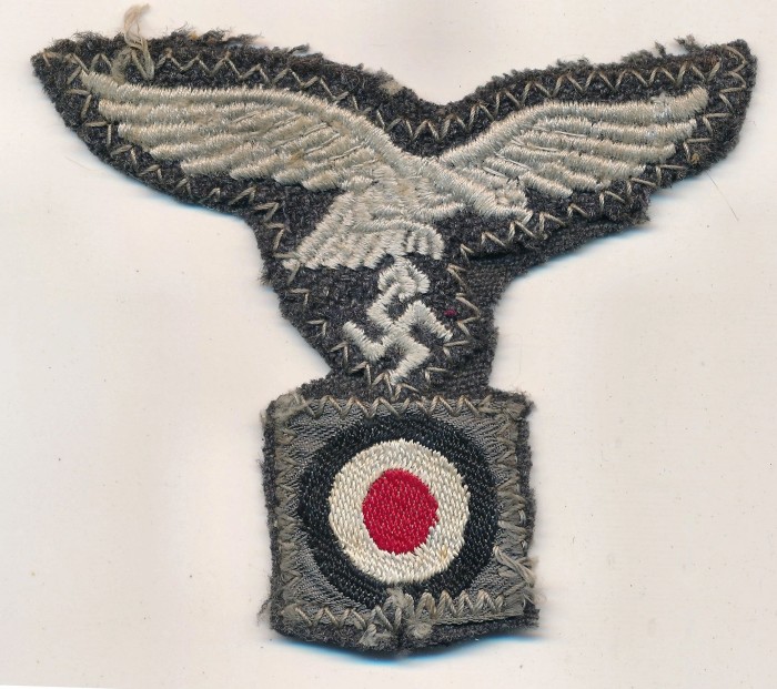 M43 Cap Removed Luftwaffe EM/NCO Insignia