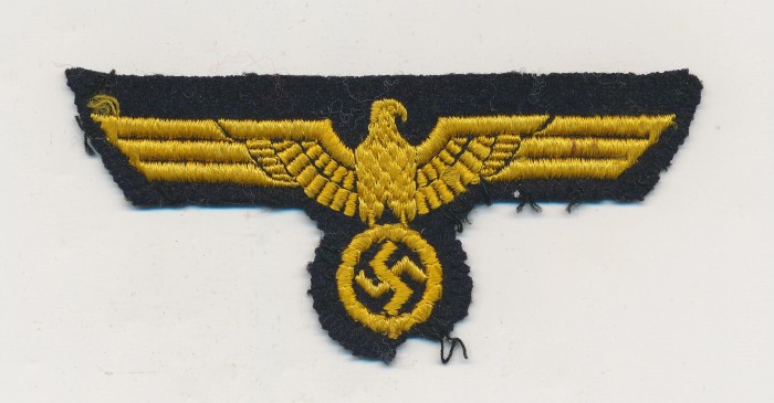 Machine Embroidered Kriegsmarine Breast Eagle