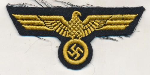Machine Embroidered Kriegsmarine Breast Eagle
