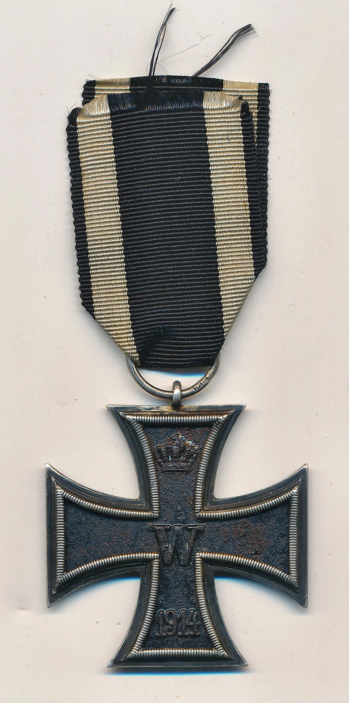 Maker Marked 1914 Iron Cross 2nd Class