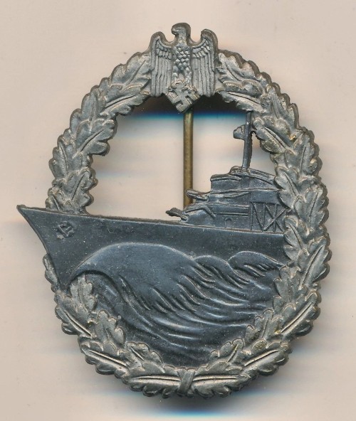 Maker Marked Kriegsmarine Destroyer Badge