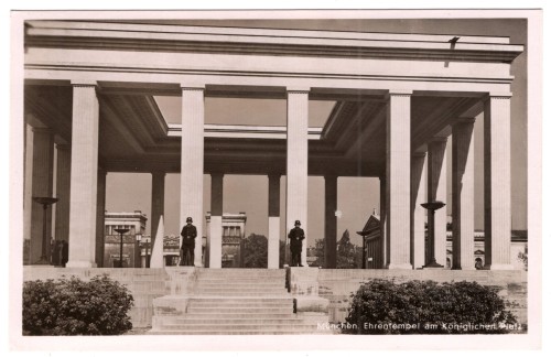 Munich Feldhernhalle Ehrentempel Postcard