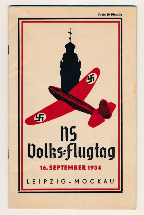 NS Volks Flugtag 1934 Leipzig Mockau Booklet