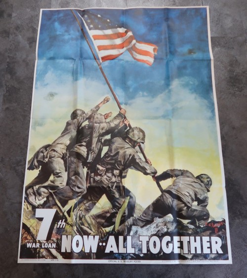 Now All Together 7th War Loan Poster