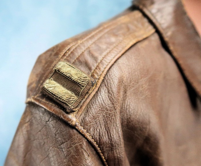ON HOLD - NAMED US Army Air Corps leather A2 bomber jacket - Image 4