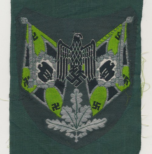 Panzer Grenadier Waffenrock Standard Bearer Sleeve Shield