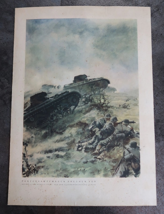 Panzerkampfwagen Brechen Vor Picture Board