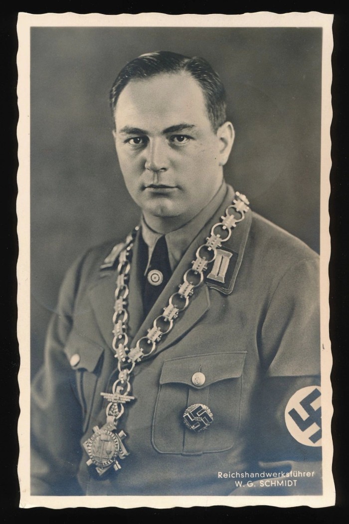 Photo Postcard of Reichshandwerksführer Wilhelm Georg Schmidt