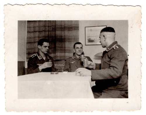 Photo of Luftwaffe Men Around Table