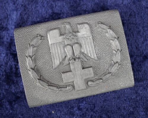 RARE PROTOTYPE Large Cross Red Cross EM/NCO Belt Buckle