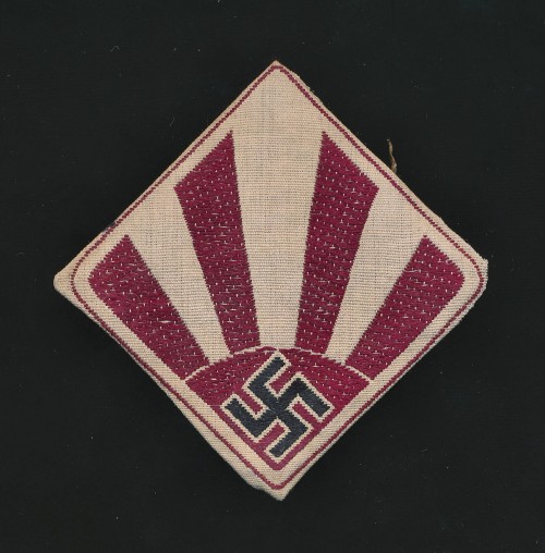 RARE Third Reich Skiing Club Sport Shirt Insignia