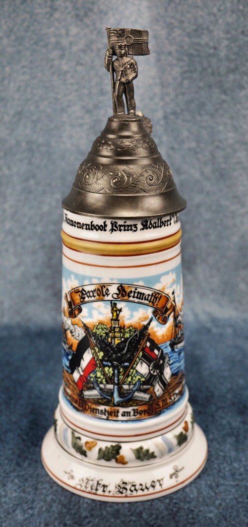 REMOVED - Imperial German Service Stein w/ Hidden Image