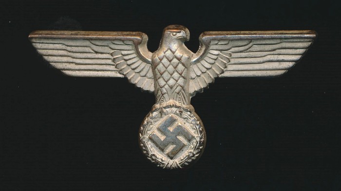 RZM Marked Political Cap Eagle Insignia in Tombak