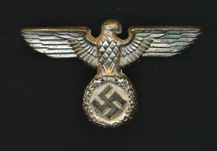 RZM Marked Political Cap Eagle Insignia in Tombak