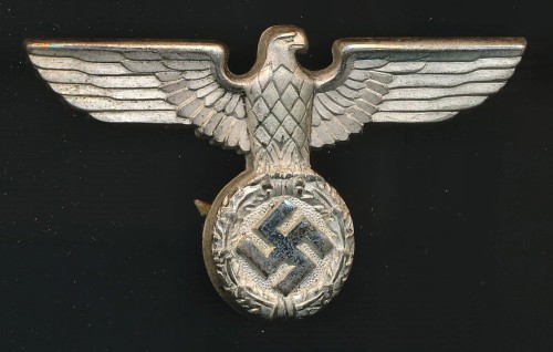 RZM Marked Political Cap Eagle Insignia in Tombak