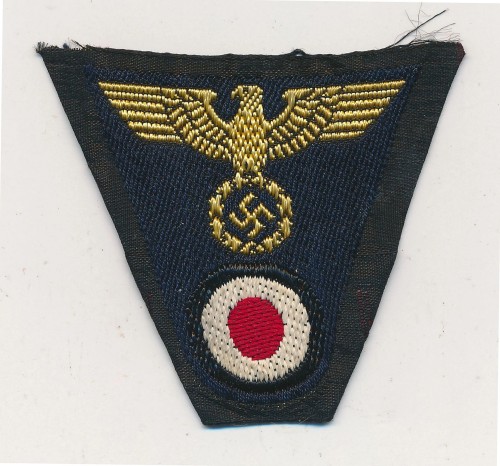 Reichsbahn Overseas Cap Insignia