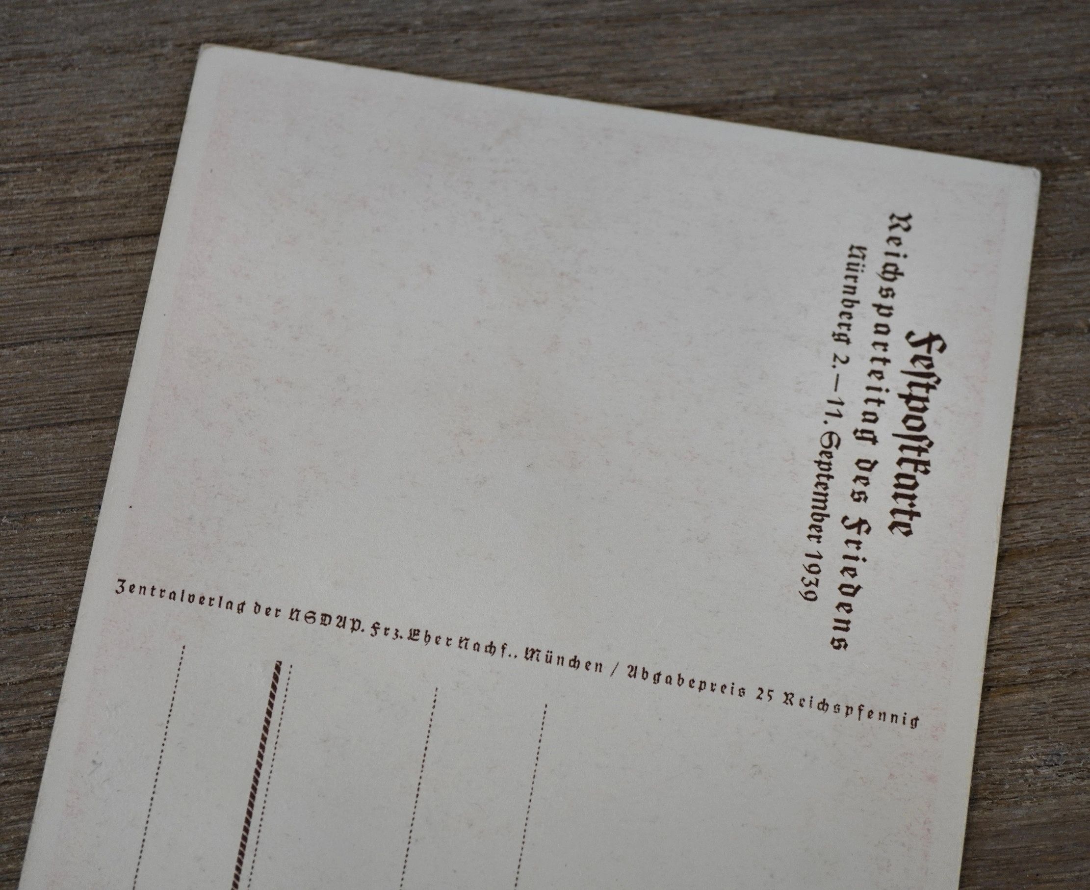 Reichsparteitag 1939 Postcard - Image 7