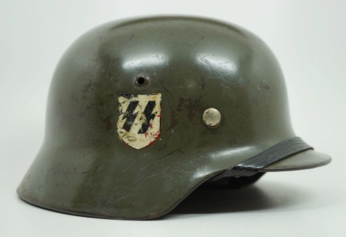 Reissued SS M35 Double Decal Combat Helmet