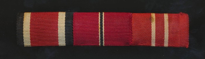 SODL - 3 Place Ribbon Bar with Finnish cross of Liberty