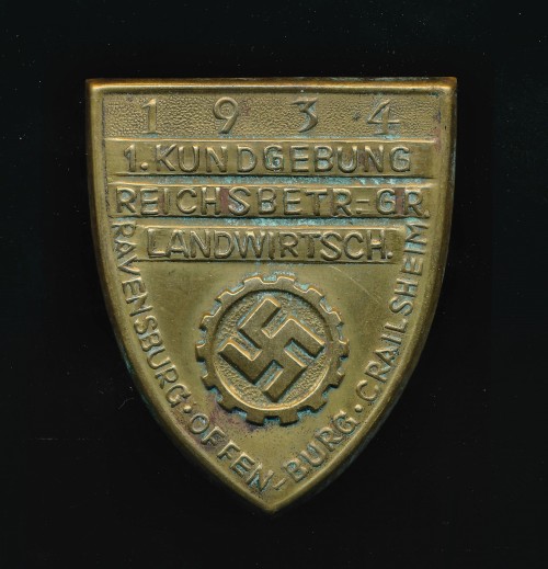 SOLD - 1. Kundgebung Reichsbetr.-Gr. Landwirtsch. 1934 Tinnie