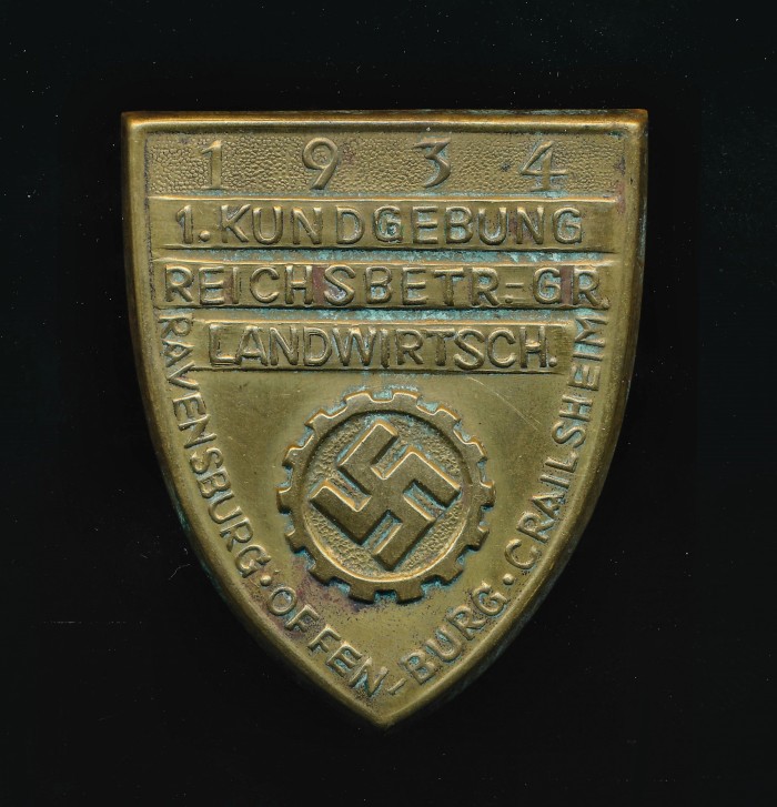 SOLD - 1. Kundgebung Reichsbetr.-Gr. Landwirtsch. 1934 Tinnie