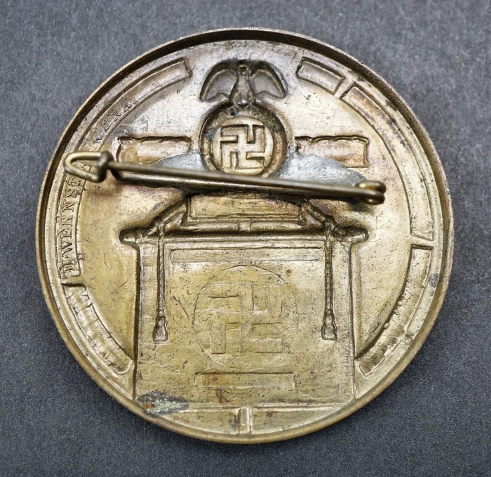 SOLD - 10 Jährige Wiederkehr des Reichsparteitages Weimar 1926-1936 Tinnie - Image 4