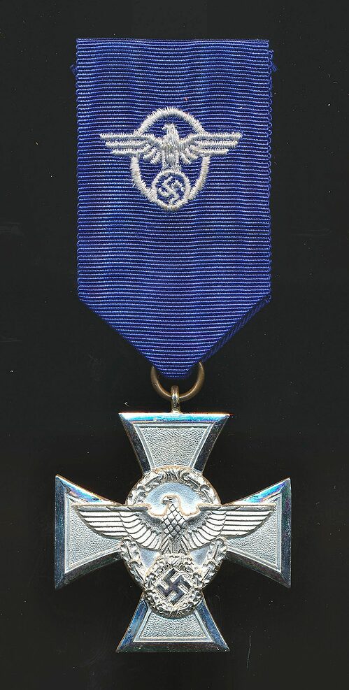 SOLD - 18 year Polizei long service medal