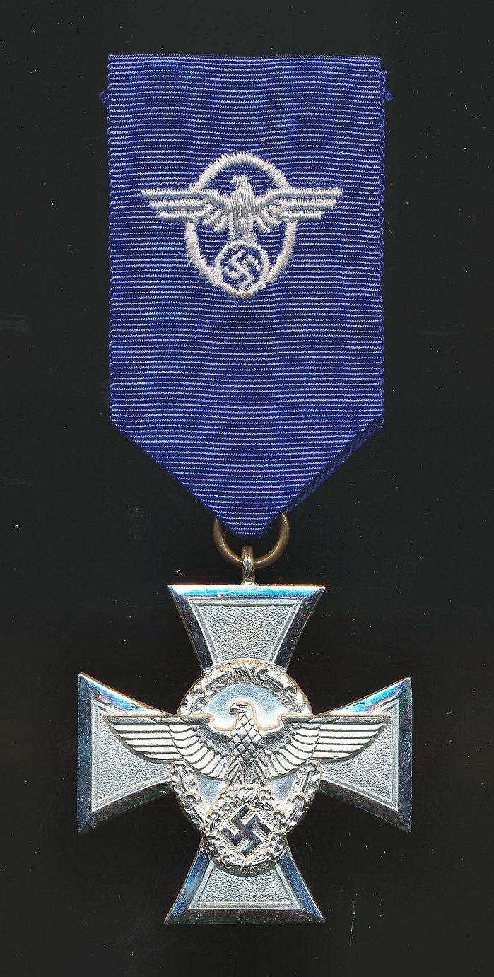 SOLD - 18 year Polizei long service medal