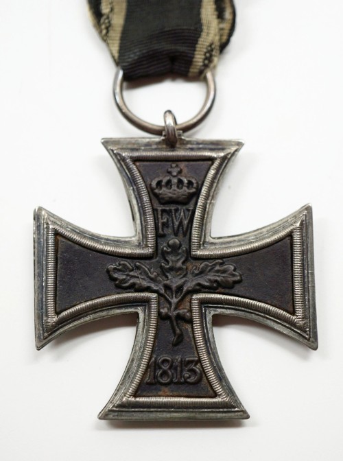 SOLD - 1813 "bent stem" Iron Cross 2nd class w/ original ribbon