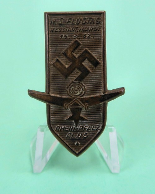 SOLD - 1932 dated NS Flugtag Rheinpfalzflug tinnie