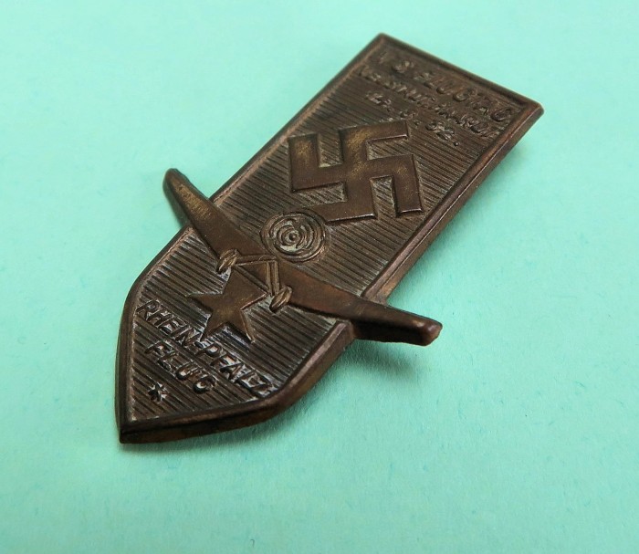 SOLD - 1932 dated NS Flugtag Rheinpfalzflug tinnie - Image 7