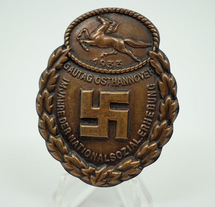 SOLD - 1933 East Hannover Gau Honor Badge