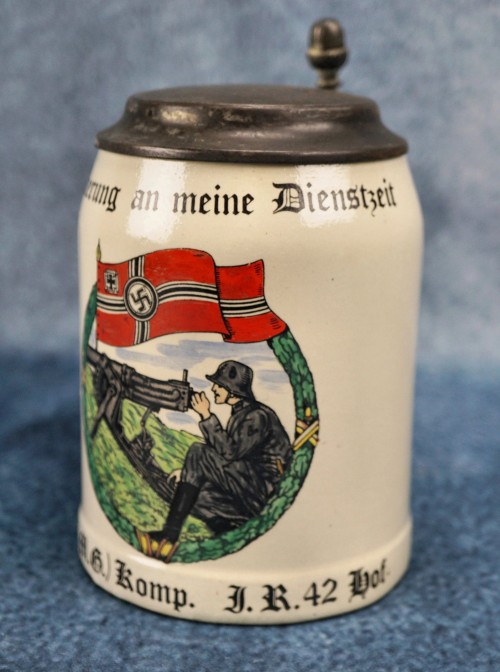 SOLD - 1939 Dated German Service Stein