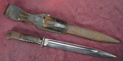 SOLD - 1939 Dated Matching Number K98 Combat Bayonet