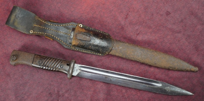 SOLD - 1939 Dated Matching Number K98 Combat Bayonet