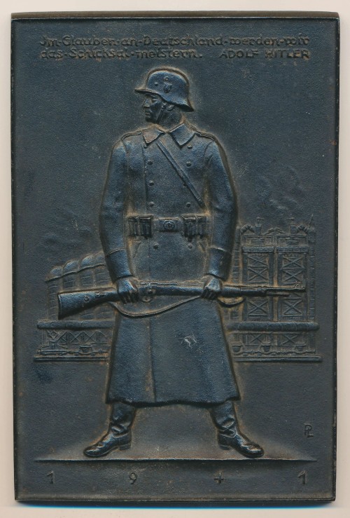 SOLD - 1941 Wehrmacht Wall Plaque