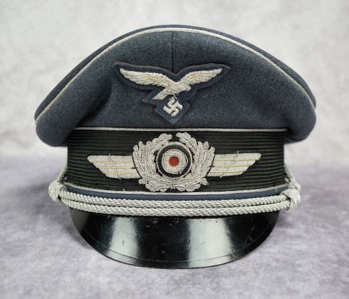 SOLD - 1942 Dated Luftwaffe Visor Cap by Erel