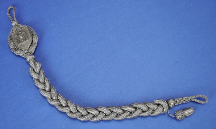 SOLD - 1st Pattern Heer Marksmanship Lanyard w/ Acorn