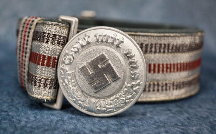 SOLD - 1st Pattern Polizei Officer Brocade Belt & Buckle