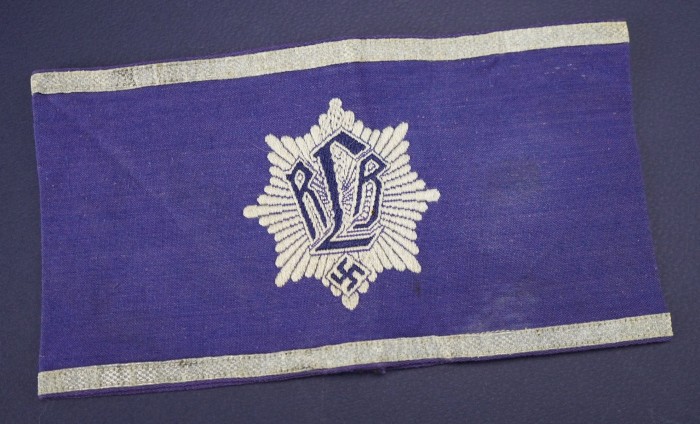 SOLD - 1st Pattern RLB Officer Armband