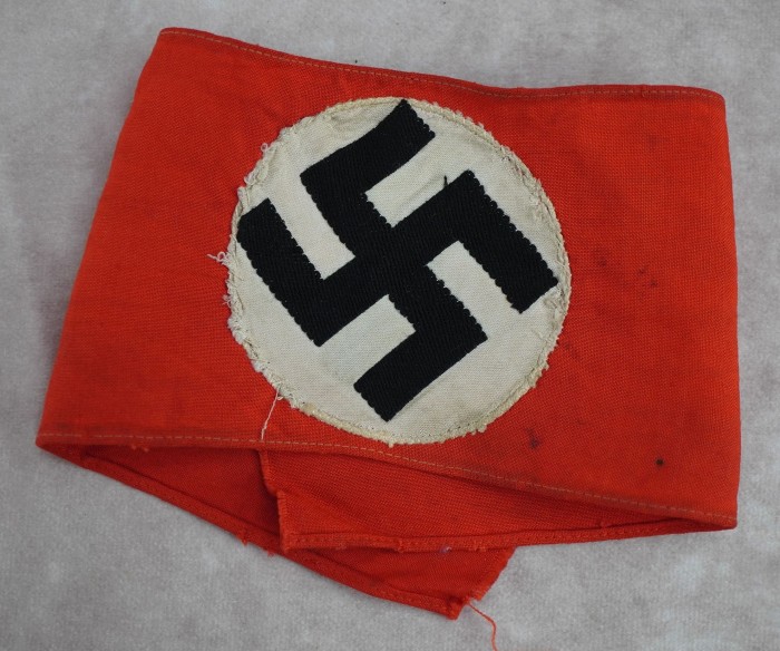 SOLD - 2 Piece Construction NSDAP Armband