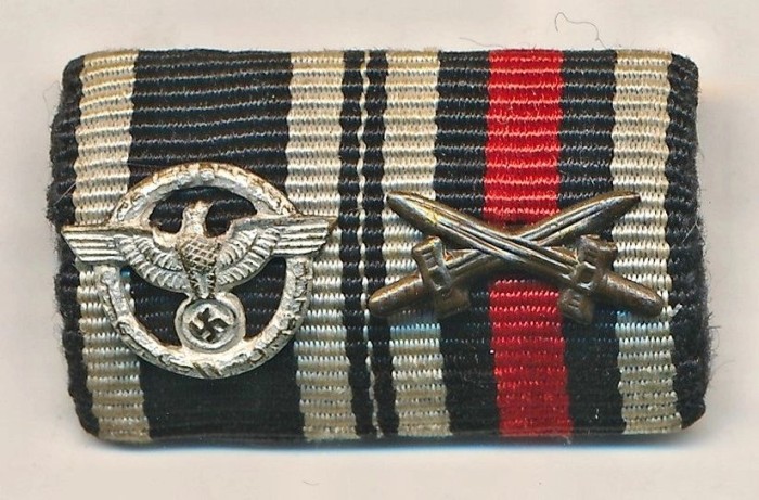 SOLD - 2 Place NSDAP Service Ribbon Bar