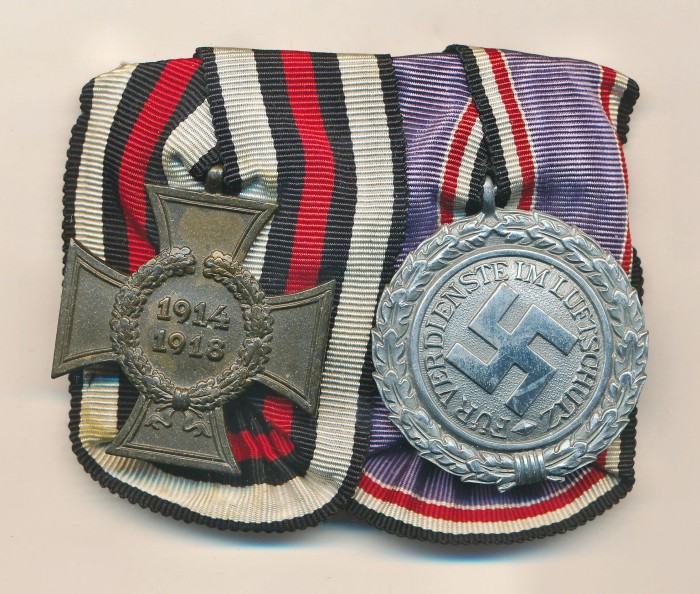 SOLD - 2 Place Parade Medal Bar