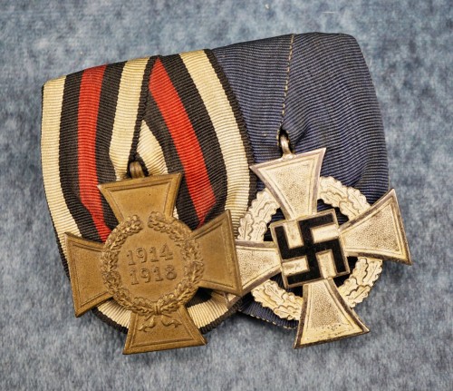 SOLD - 2 Place Parade Medal Bar