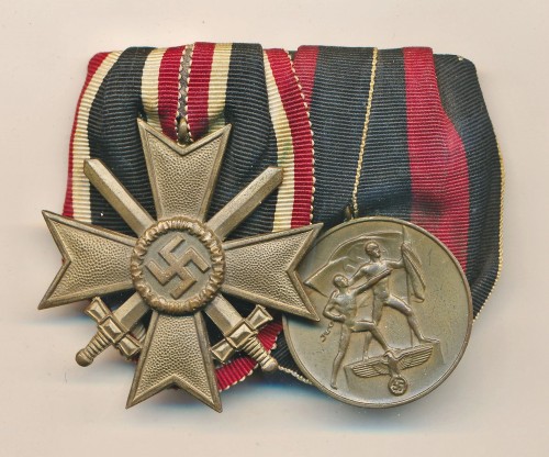 SOLD - 2 Place Wehrmacht Parade Medal Bar