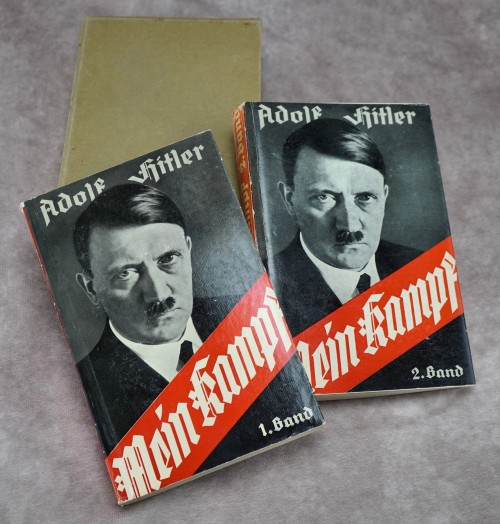 SOLD - 2 Volume Set 1936 Prints of Mein Kampf