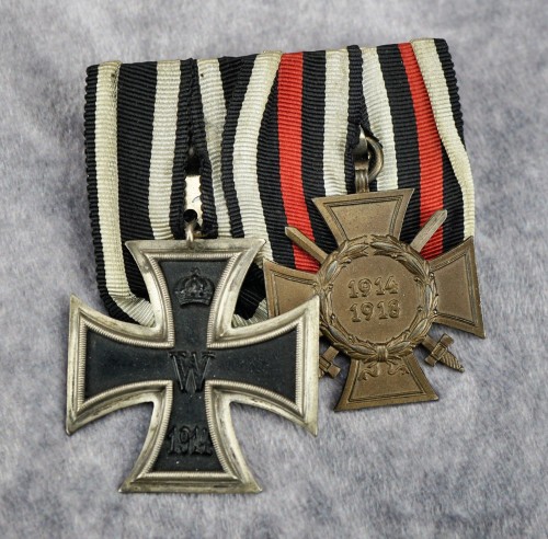 SOLD - 2 place Imperial Medal Bar