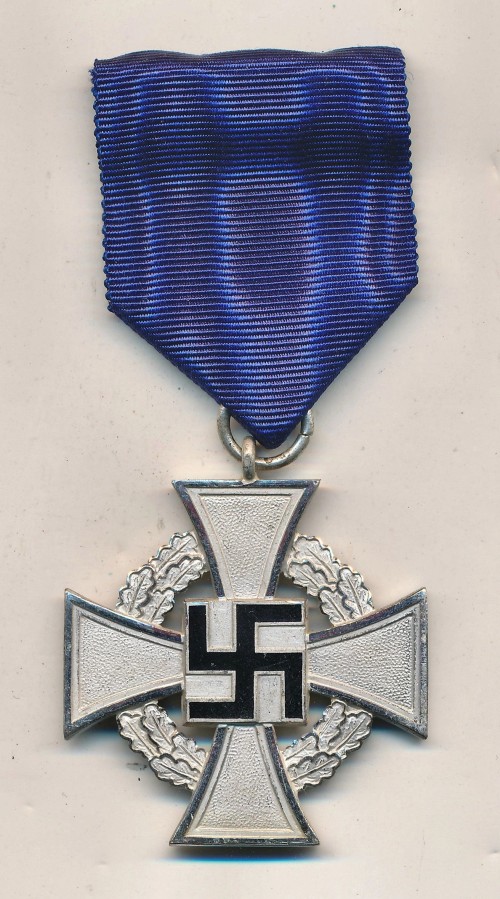 SOLD - 25 Year Faithful Service Medal