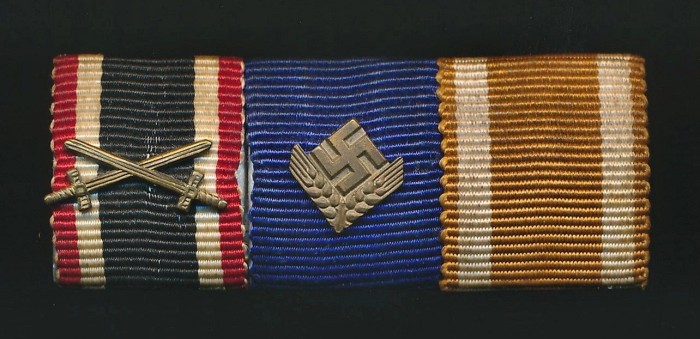 SOLD - 3 Place RAD Service Ribbon Bar